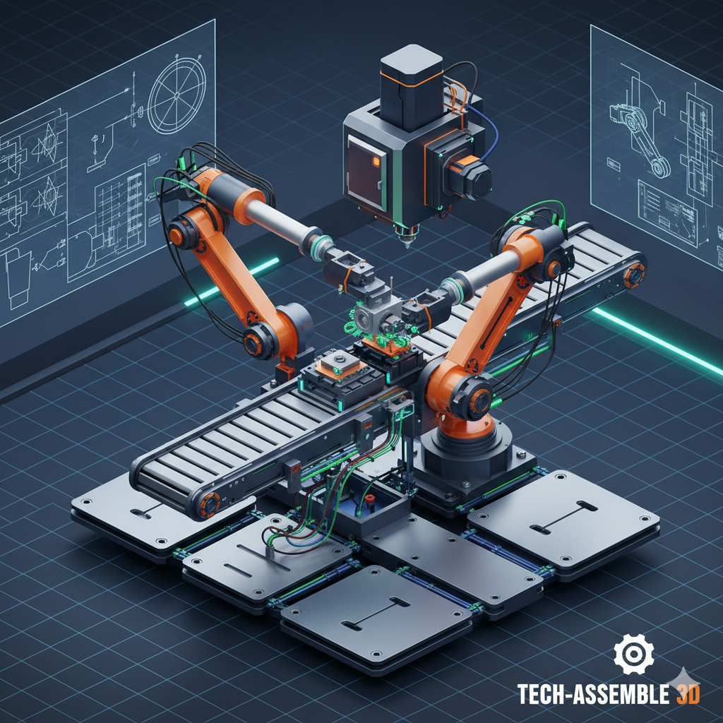 Machine Assembly 3D preview